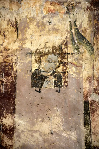 Sacristie, peinture de sainte Foy, ServicePatrimoinedeConques-OTCM