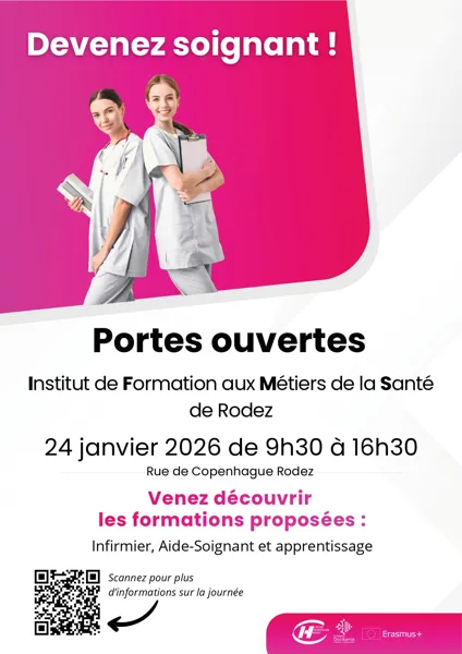 Portes Ouvertes Institut de Formation aux Métiers de le Santé de Rodez
