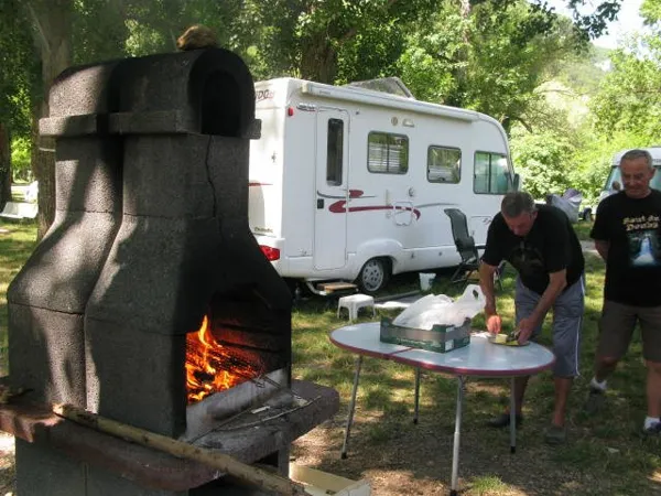 Barbecues, Camping Brudy - Brudy Plage