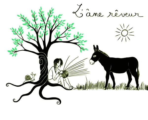 L'Ane Rêveur, logo