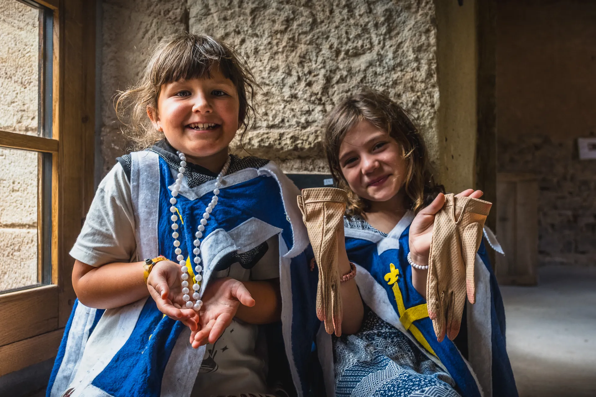 La fierté des enfants - Enquêtes historiques au château de Latour sur Sorgues, ©V. Govignon - OT Larzac Vallées