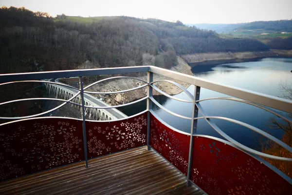 Belvédère du barrage de Sarrans, S. Marty