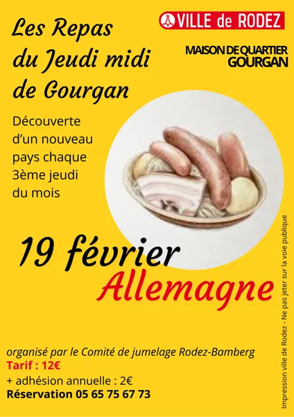 Les Repas du Jeudi midi de Gourgan