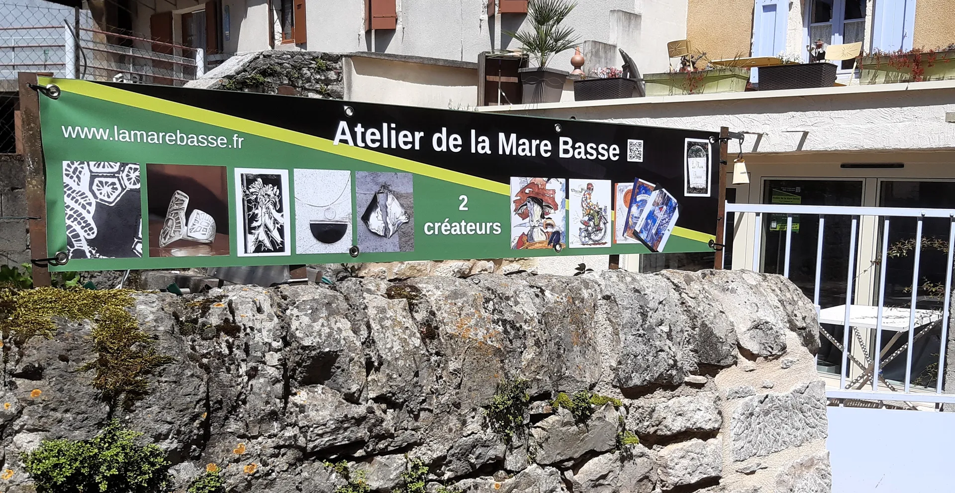 Atelier, salle d'expo, boutique, Mare basse