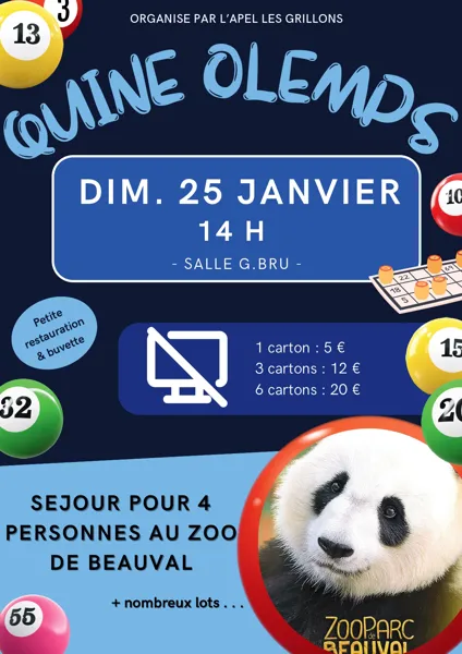 Quine de l'école Les Grillons