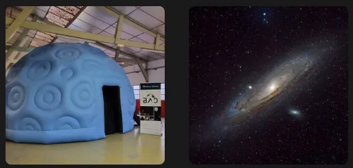 Le planétarium fait étape à Najac