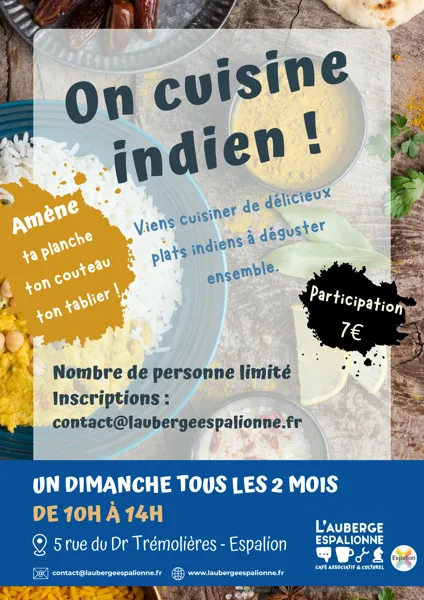 On cuisine Indien !