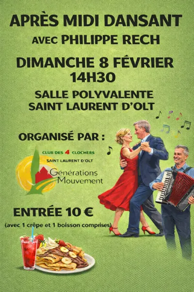 Après-midi dansant à Saint Laurent dOlt