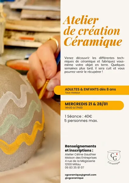 Atelier de création de Céramique