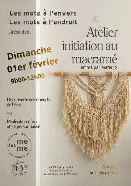 Atelier macramé - Complet