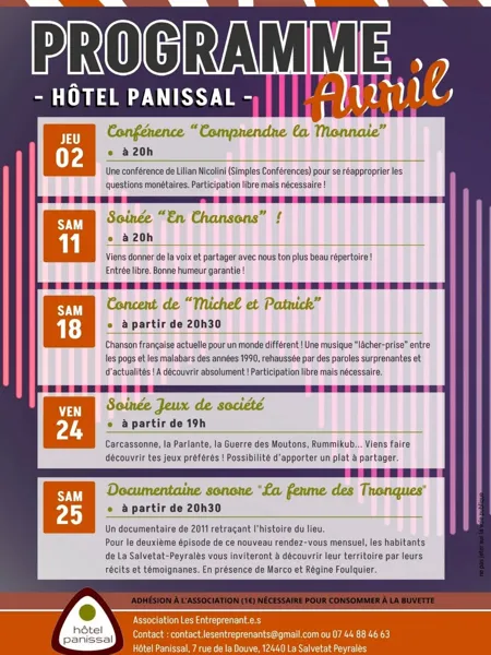 Soirée en chansons !