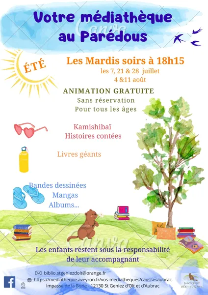 Votre médiathèque au Parédous