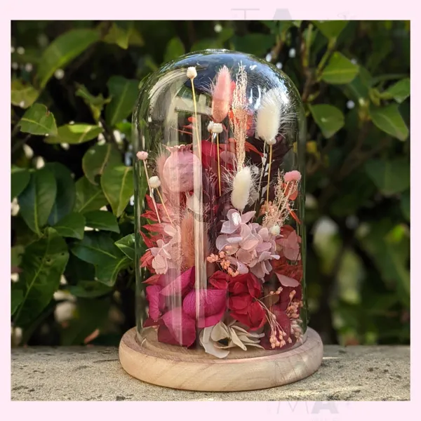 Atelier : Cloche Coeur Fleurs Séchées