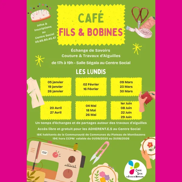 Café, fils et bobines