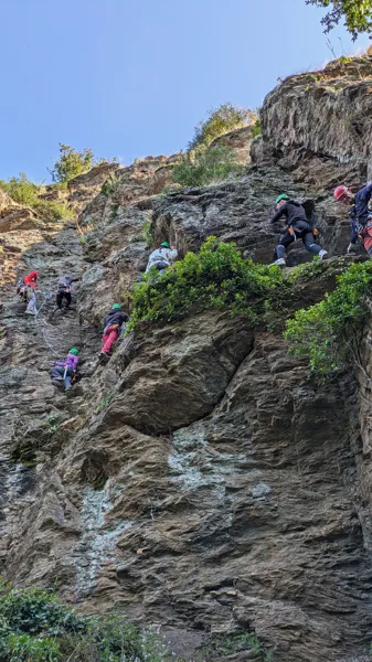 Via ferrata du Roc du Gorb, SPL Ouest Aveyron Tourisme