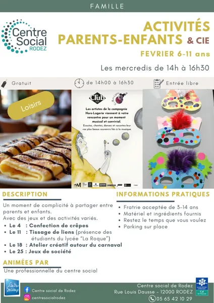 Activités parents & enfants (6-11ans)