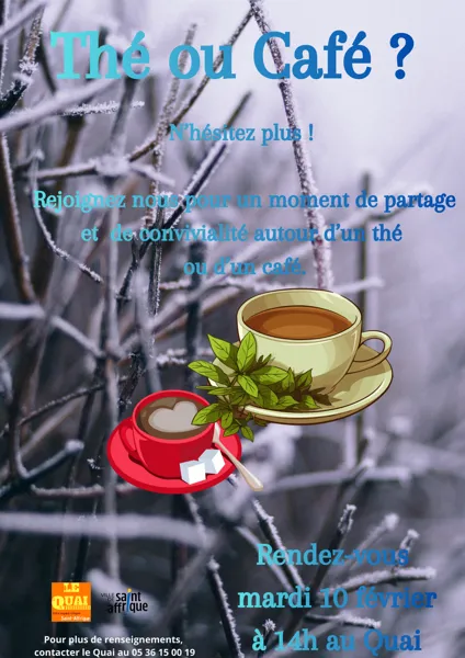 Atelier du mardi : Thé ou Café