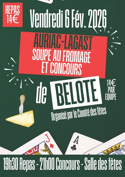 Soupe au fromage - Concours de Belote