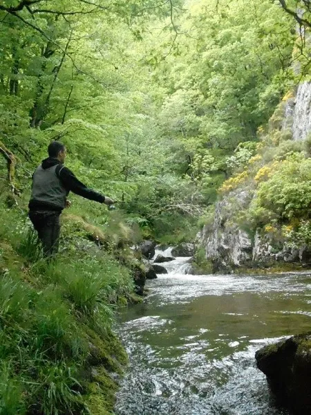 La pêche en Argence en Aubrac, Frédéric BRAUGE