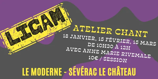 Atelier chant au Café Moderne