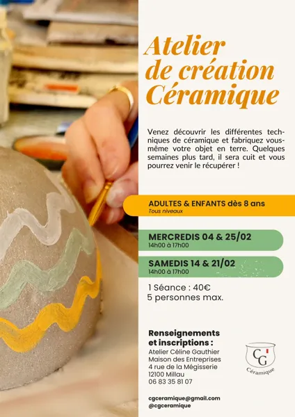 Atelier de création de Céramique