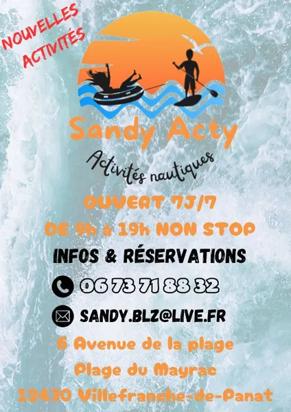 Sandy Base de loisirs, OFFICE DE TOURISME DE PARELOUP LEVEZOU