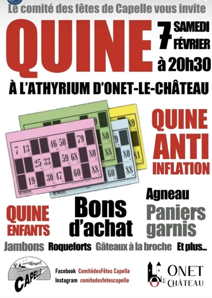Quine du comité des fêtes de Capelle