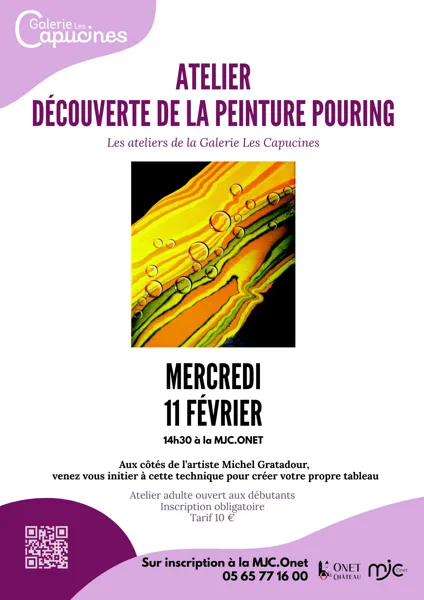 Atelier de peinture avec Michel Gratadour