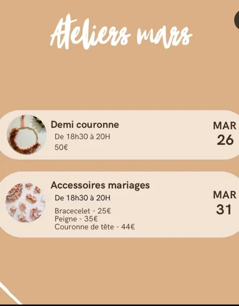 Atelier Art Floral : Accessoires Mariage