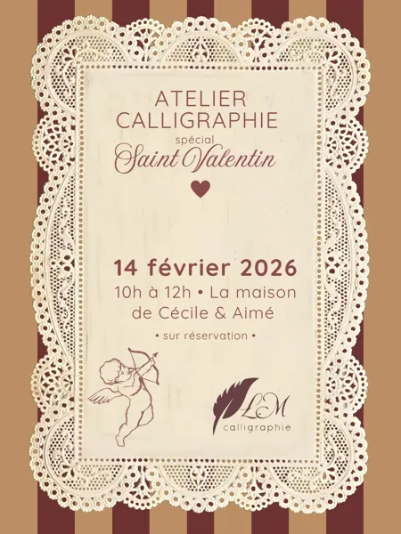 Atelier Calligraphie spécial St Valentin