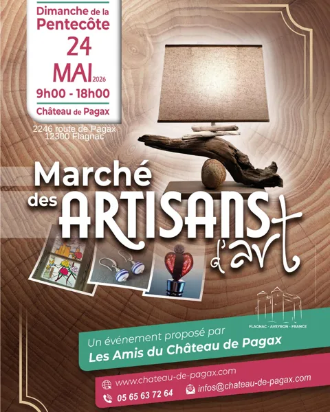 Marché des artisans d'art du château de Pagax