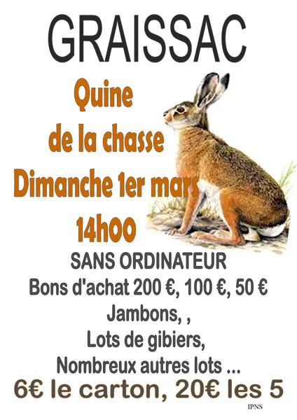 Quine de la Chasse de Graissac