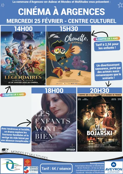 Cinéma à Argences-en-Aubrac
