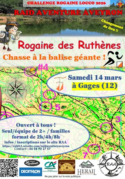 Rogaine des Ruthènes : course d'orientation géante !