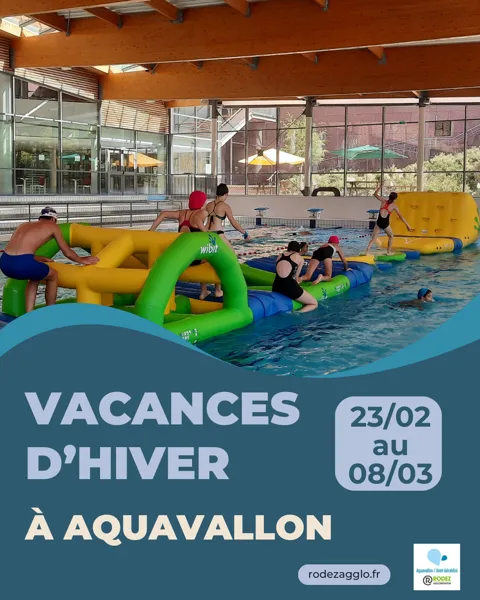 Animations pendant les vacances d'hiver à Aquavallon