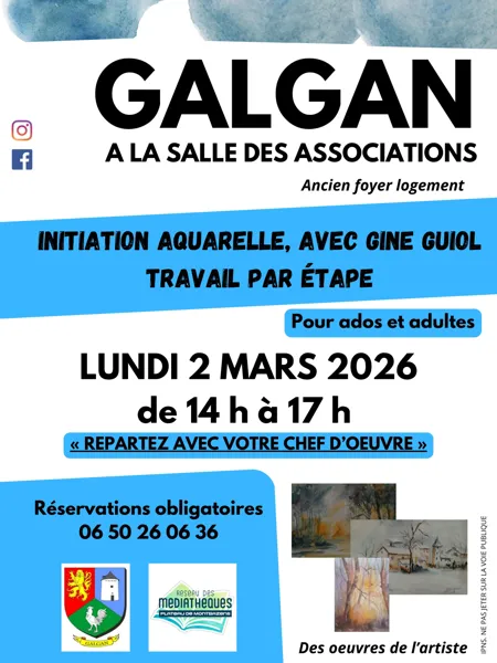 Initiation à l'aquarelle