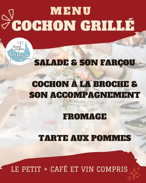 Soirée cochon grillé