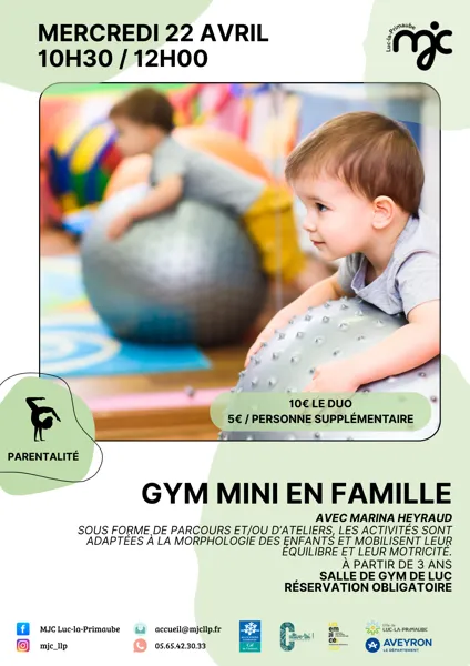LOISIRS EN FAMILLE : Gym mini