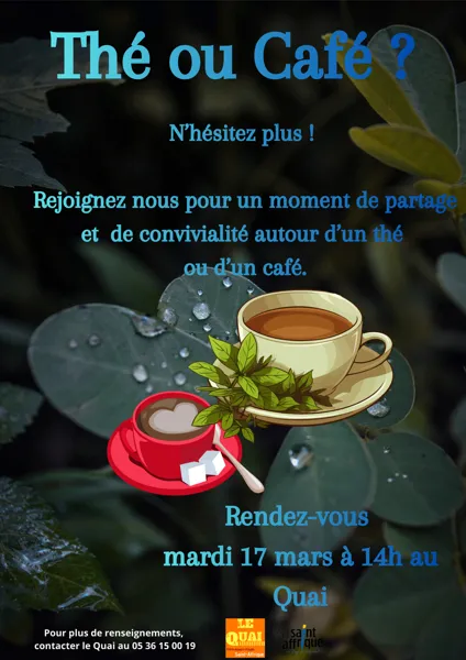Atelier du mardi : Thé ou Café