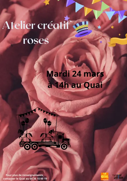 Atelier du mardi : Confection de roses