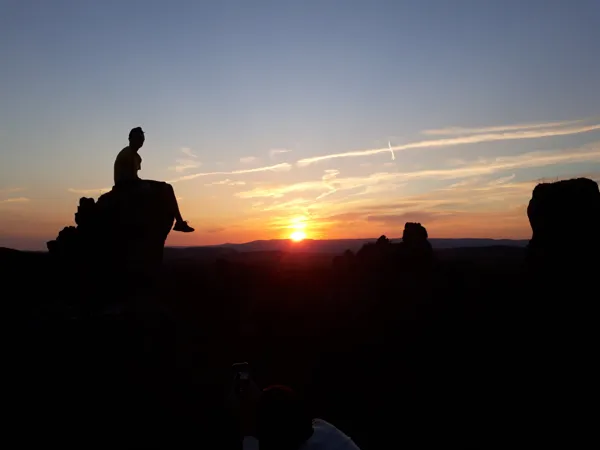 Coucher de soleil et gourmandises