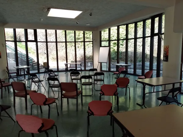 La salle de la rotonde, Centre Européen de Conques