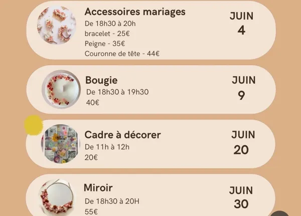 Atelier Art Floral : Miroir