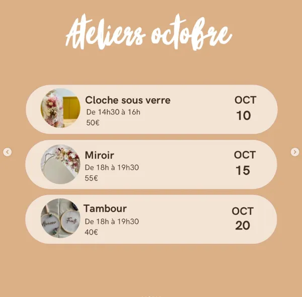 , Artisanat floral by Camille