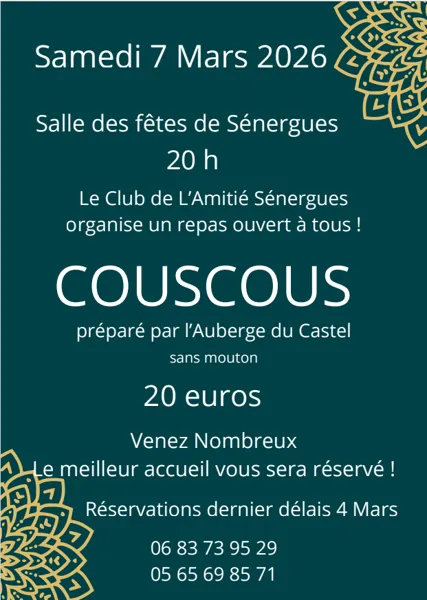 Repas couscous
