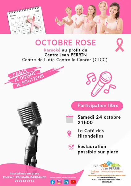 Soirée Karaoké pour Octobre Rose