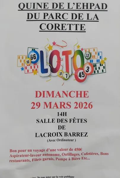 Quine de l'EHPAD du Parc de la Corette