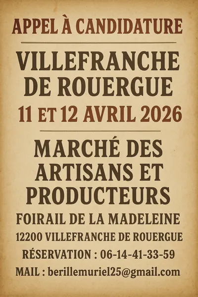 Marché d'artisans et de producteurs