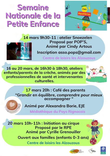 Semaine de la petite enfance en Pays Rignacois