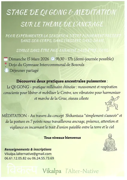 Stage de Qi Gong et méditation